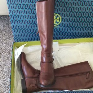 Tori Burch camel riding boots